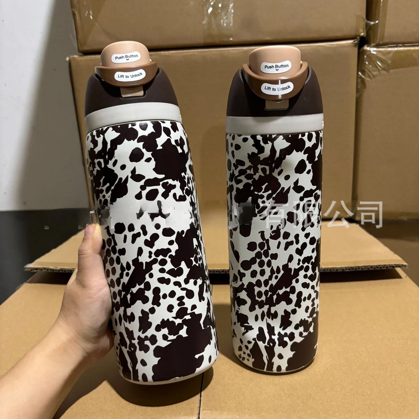 Portable Football Water Bottles Summer Fruit Cup Car Thermoses Vintage Drinkware Soccer Stainless Steel Insulated Cup  kettle