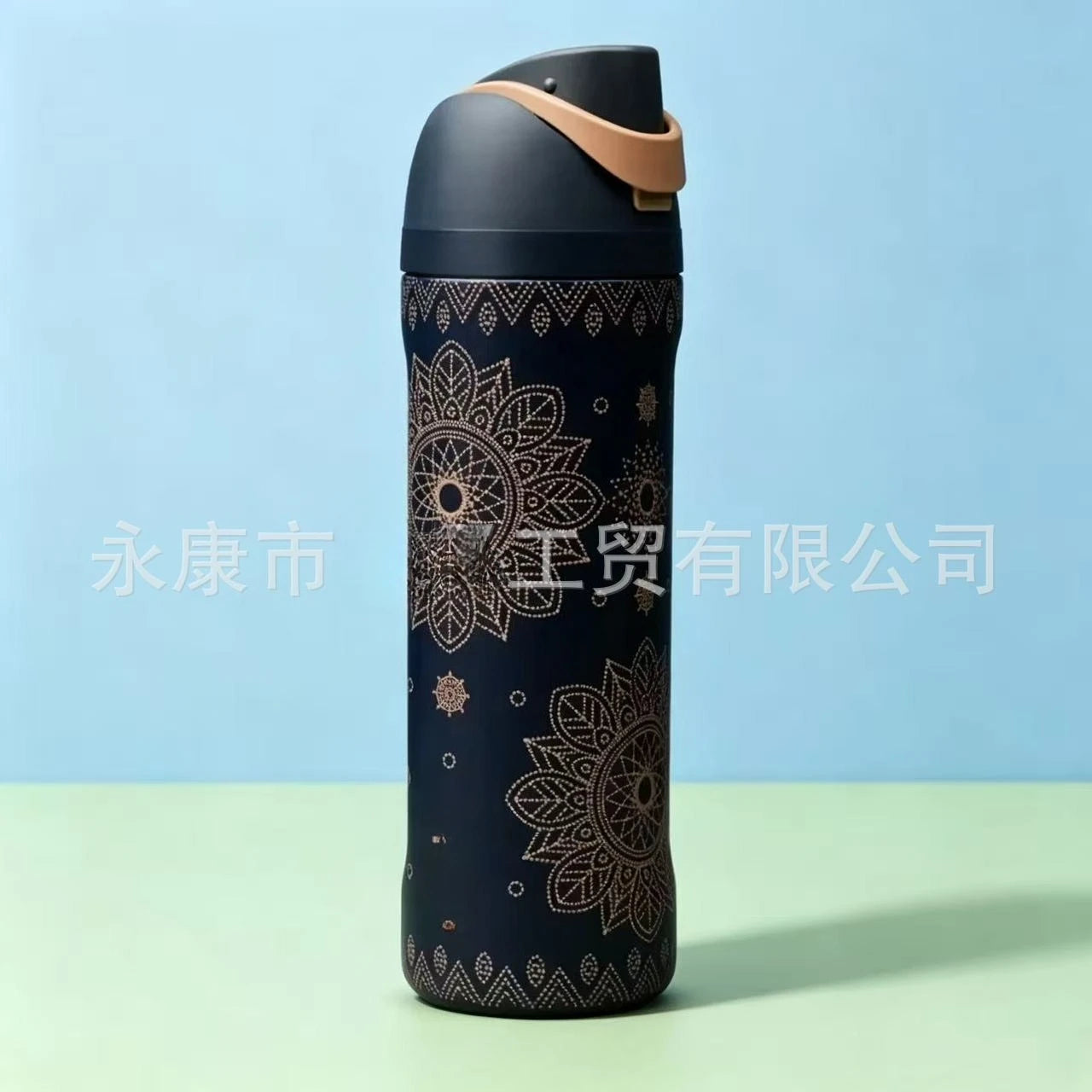Portable Football Water Bottles Summer Fruit Cup Car Thermoses Vintage Drinkware Soccer Stainless Steel Insulated Cup  kettle