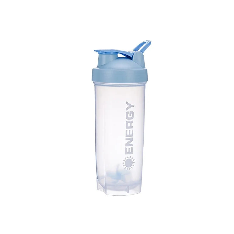 Summer Large-capacity Shaker Cup Outdoor Fitness Milkshake Cup Student Sports Portable Stirring Ball Shock-resistant with Scale