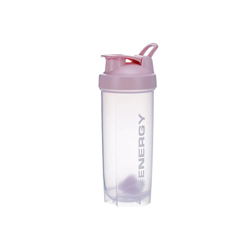 Summer Large-capacity Shaker Cup Outdoor Fitness Milkshake Cup Student Sports Portable Stirring Ball Shock-resistant with Scale