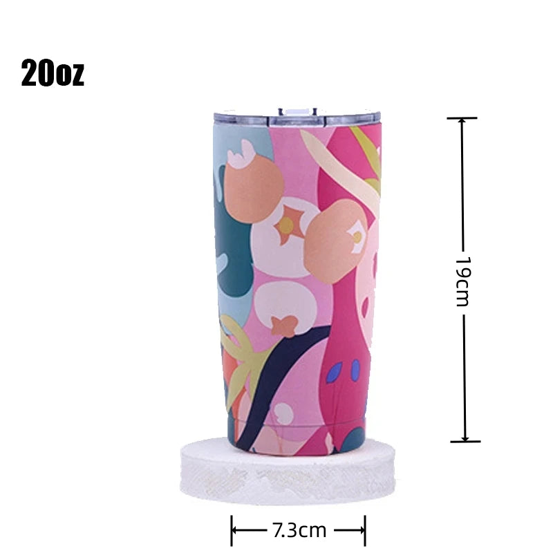 Double Wall 304 Stainless Steel Outdoor Sports Thermos Bottle Coffee Travel Thermos Kawaii Thermos Coffee Water Bottles for Girl