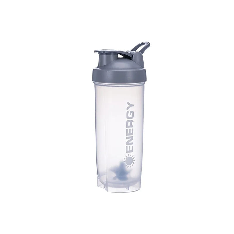 Summer Large-capacity Shaker Cup Outdoor Fitness Milkshake Cup Student Sports Portable Stirring Ball Shock-resistant with Scale